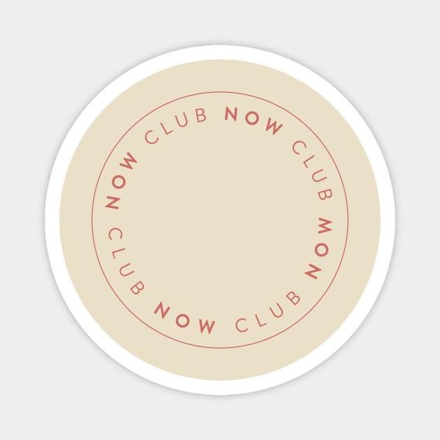 Now Club Logo Magnet by now club